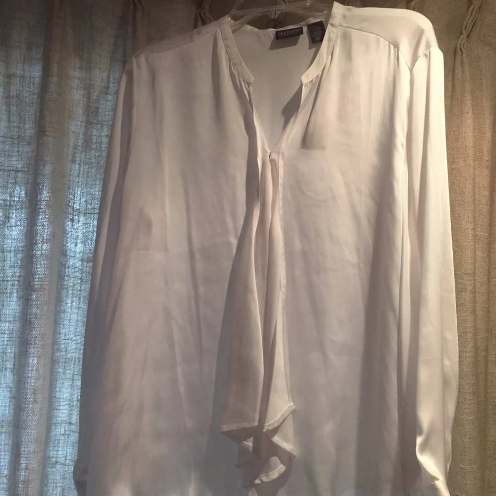NWT Chico’s Long Sleeve Blouse -White 14 - Picture 3 of 4